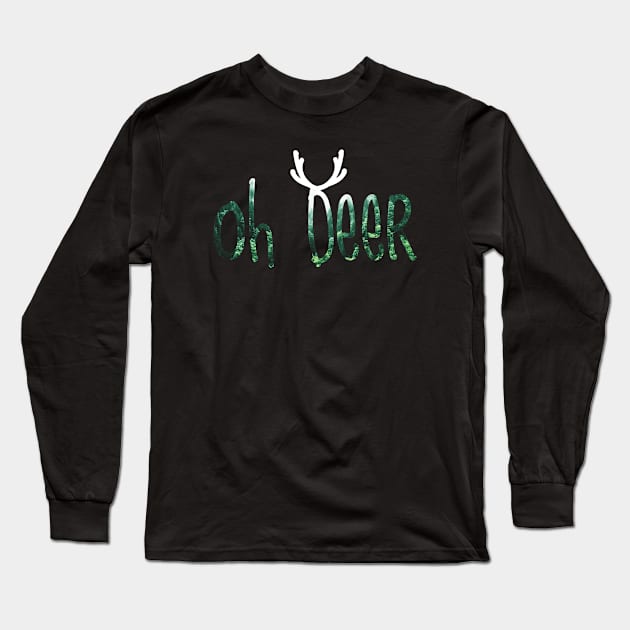 Oh Deer Long Sleeve T-Shirt by Mint Forest